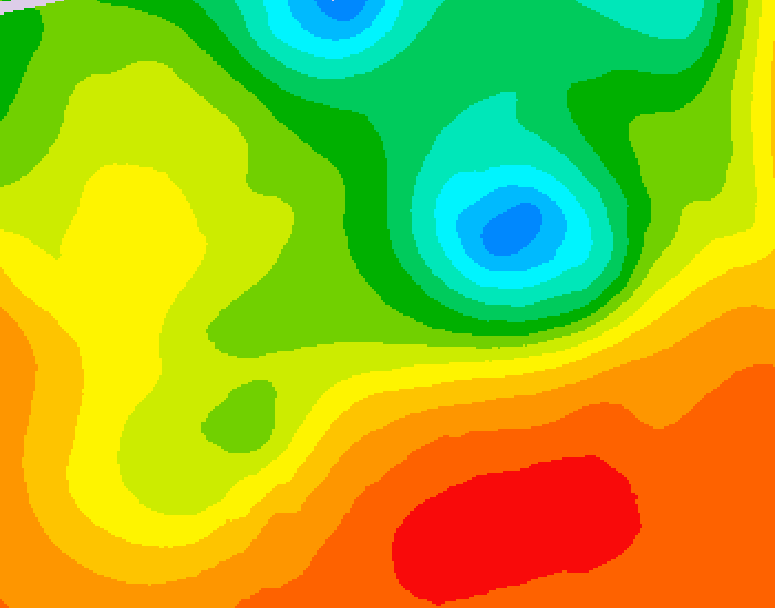 GDPS 500 millibar geopotential height 120 hour forecast chart for Canada based on 2025/06/18 0000Z data