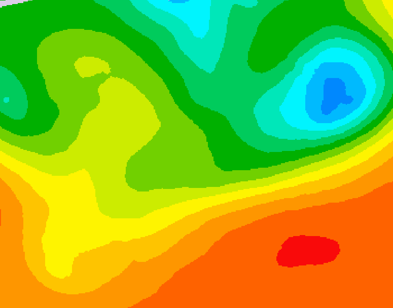 GDPS 500 millibar geopotential height 168 hour forecast chart for Canada based on 2025/06/18 0000Z data