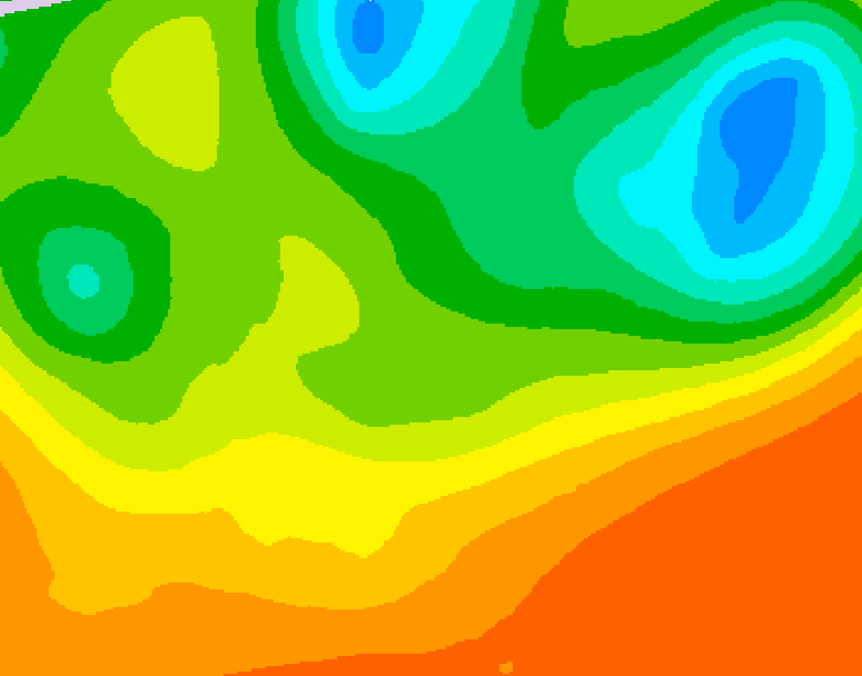 GDPS 500 millibar geopotential height 204 hour forecast chart for Canada based on 2025/06/18 0000Z data