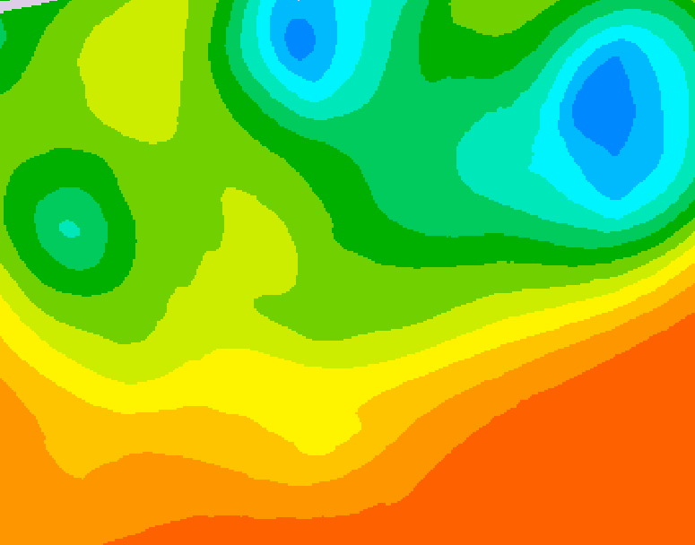 GDPS 500 millibar geopotential height 210 hour forecast chart for Canada based on 2025/06/18 0000Z data
