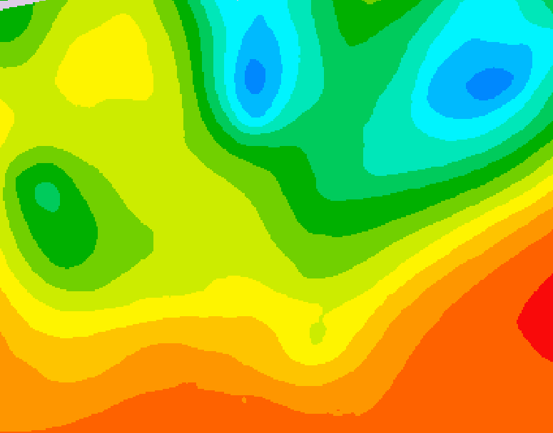 GDPS 500 millibar geopotential height 234 hour forecast chart for Canada based on 2025/06/18 0000Z data