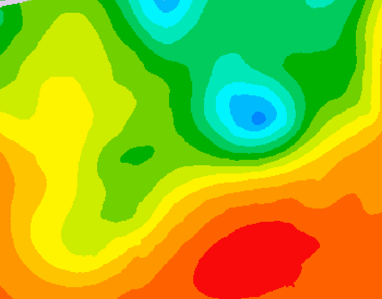 GDPS 500 millibar geopotential height 108 hour forecast chart for Canada based on 2025/06/18 1200Z data
