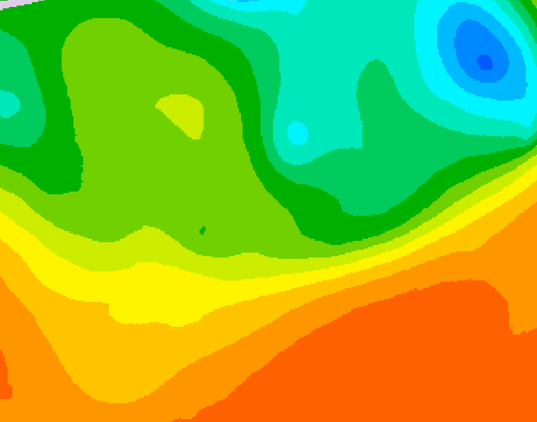 GDPS 500 millibar geopotential height 168 hour forecast chart for Canada based on 2025/06/18 1200Z data