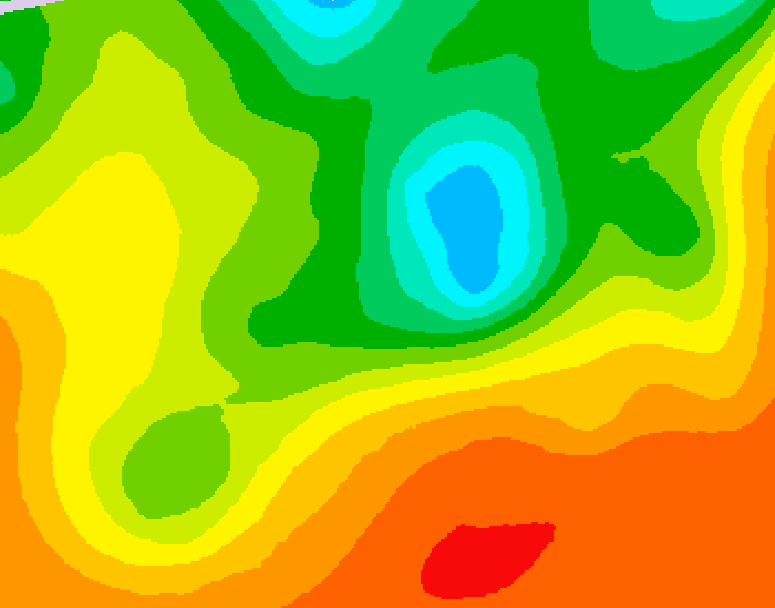 GDPS 500 millibar geopotential height 084 hour forecast chart for Canada based on 2025/06/19 0000Z data