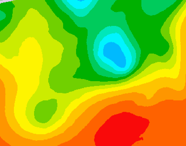 GDPS 500 millibar geopotential height 090 hour forecast chart for Canada based on 2025/06/19 0000Z data