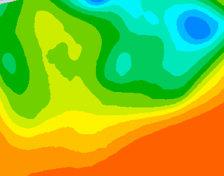 GDPS 500 millibar geopotential height 168 hour forecast chart for Canada based on 2025/06/19 0000Z data