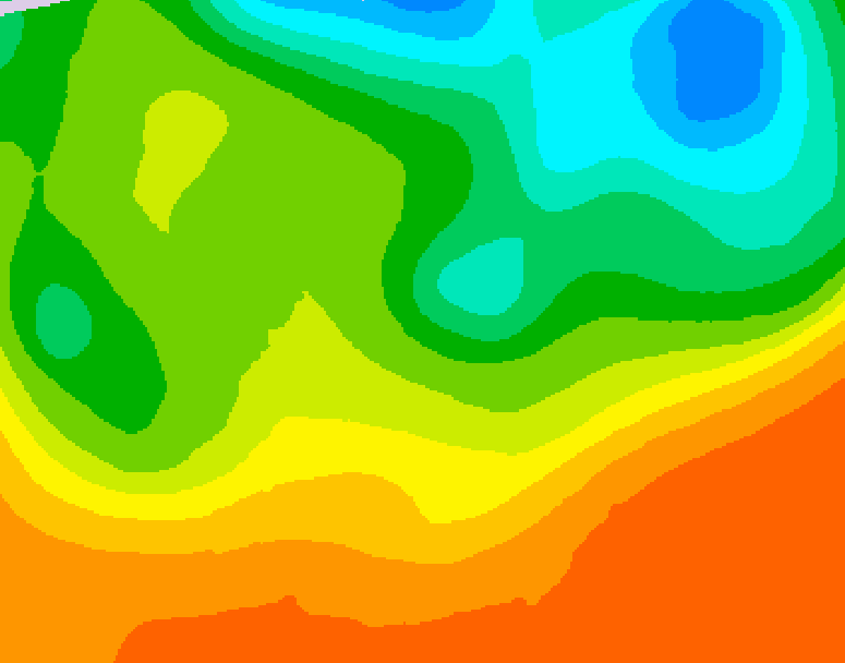 GDPS 500 millibar geopotential height 192 hour forecast chart for Canada based on 2025/06/19 0000Z data