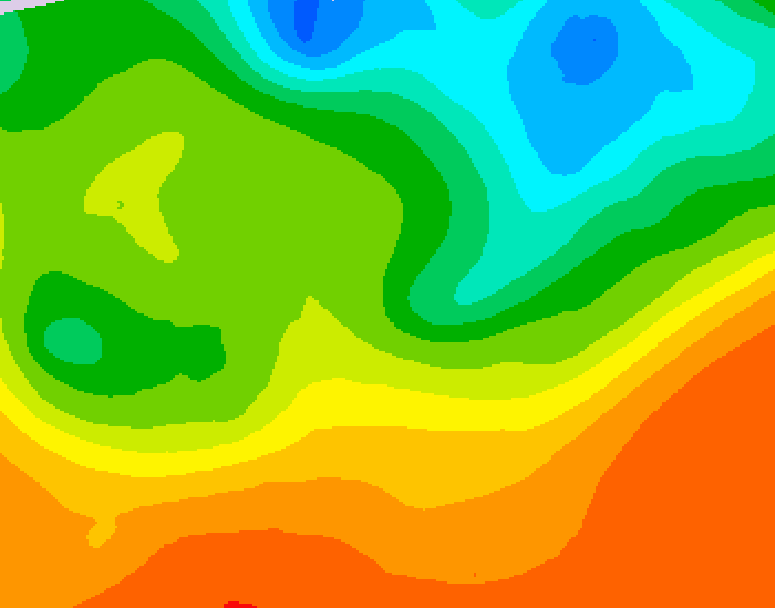 GDPS 500 millibar geopotential height 210 hour forecast chart for Canada based on 2025/06/19 0000Z data