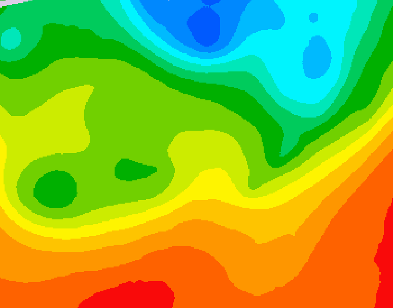 GDPS 500 millibar geopotential height 234 hour forecast chart for Canada based on 2025/06/19 0000Z data
