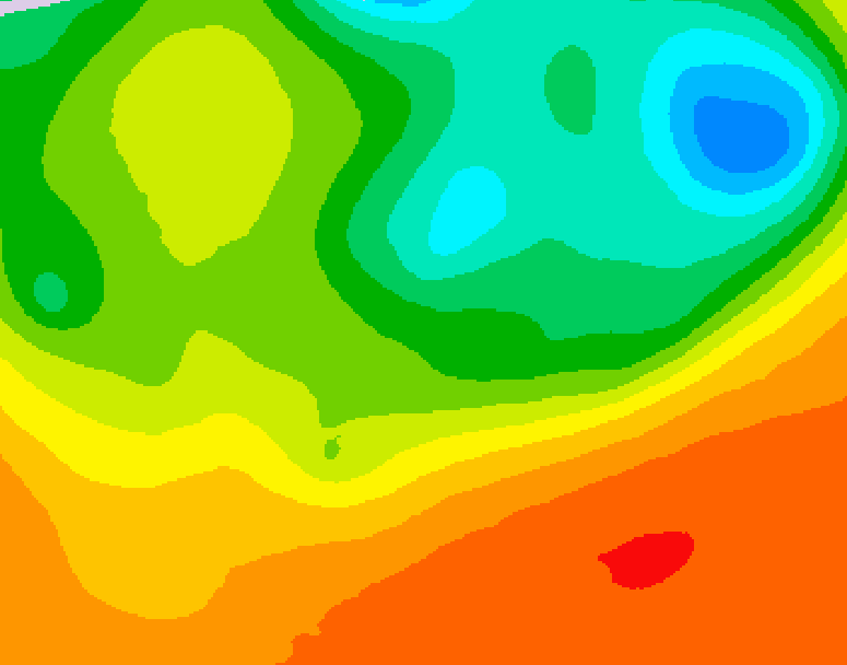 GDPS 500 millibar geopotential height 144 hour forecast chart for Canada based on 2025/06/19 1200Z data