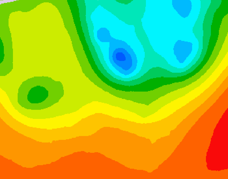 GDPS 500 millibar geopotential height 228 hour forecast chart for Canada based on 2025/06/19 1200Z data