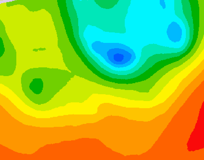 GDPS 500 millibar geopotential height 240 hour forecast chart for Canada based on 2025/06/19 1200Z data