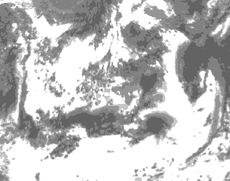 GDPS total cloud 060 hour forecast chart for Canada based on 2025/06/19 1200Z data