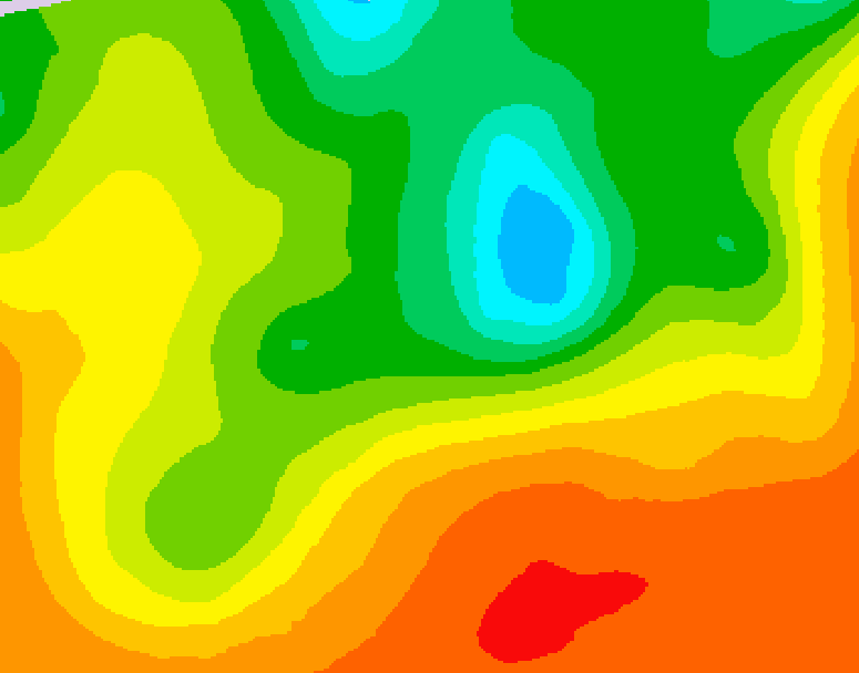 GDPS 500 millibar geopotential height 060 hour forecast chart for Canada based on 2025/06/20 0000Z data