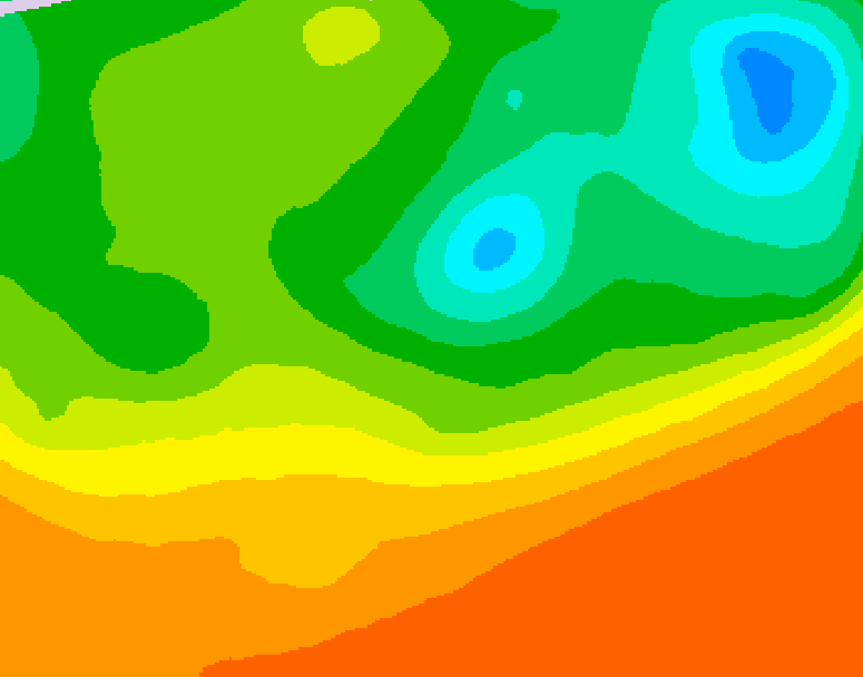 GDPS 500 millibar geopotential height 156 hour forecast chart for Canada based on 2025/06/20 0000Z data