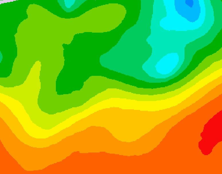 GDPS 500 millibar geopotential height 210 hour forecast chart for Canada based on 2025/06/20 0000Z data