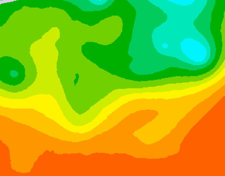 GDPS 500 millibar geopotential height 240 hour forecast chart for Canada based on 2025/06/20 0000Z data