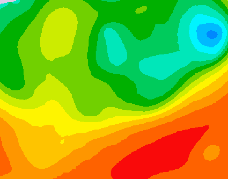 GDPS 500 millibar geopotential height 108 hour forecast chart for Canada based on 2025/06/20 1200Z data