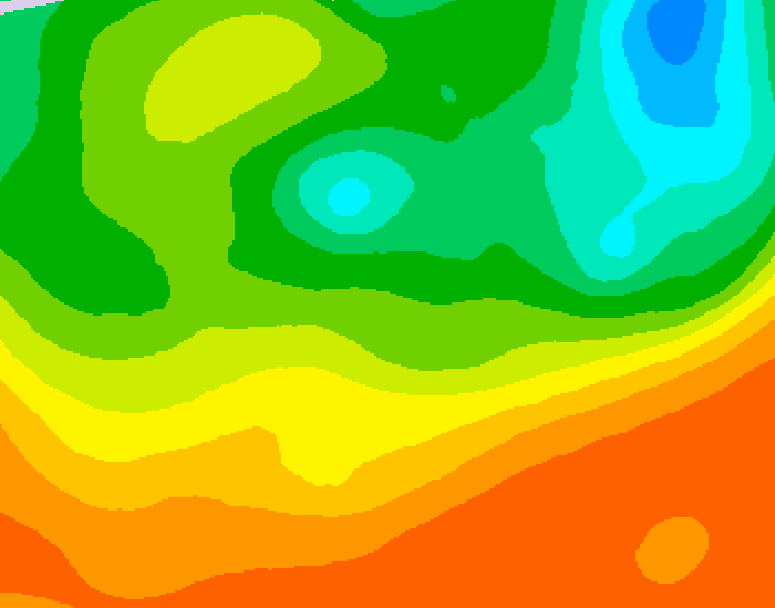 GDPS 500 millibar geopotential height 144 hour forecast chart for Canada based on 2025/06/20 1200Z data
