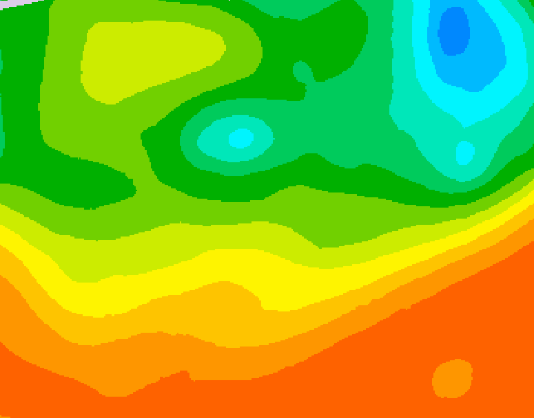 GDPS 500 millibar geopotential height 156 hour forecast chart for Canada based on 2025/06/20 1200Z data