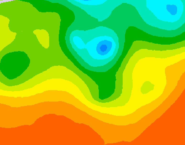 GDPS 500 millibar geopotential height 240 hour forecast chart for Canada based on 2025/06/20 1200Z data
