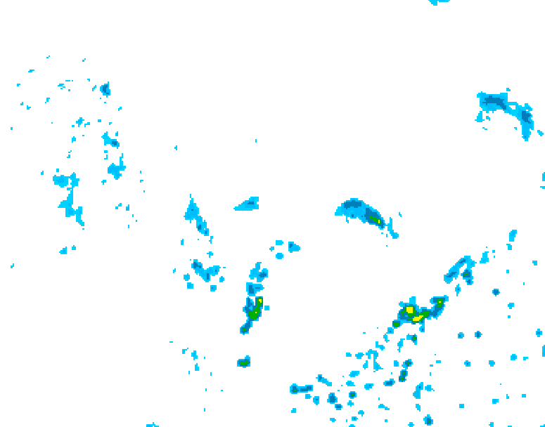 GDPS precipitation 240 hour forecast chart for Canada based on 2025/06/20 0000Z data