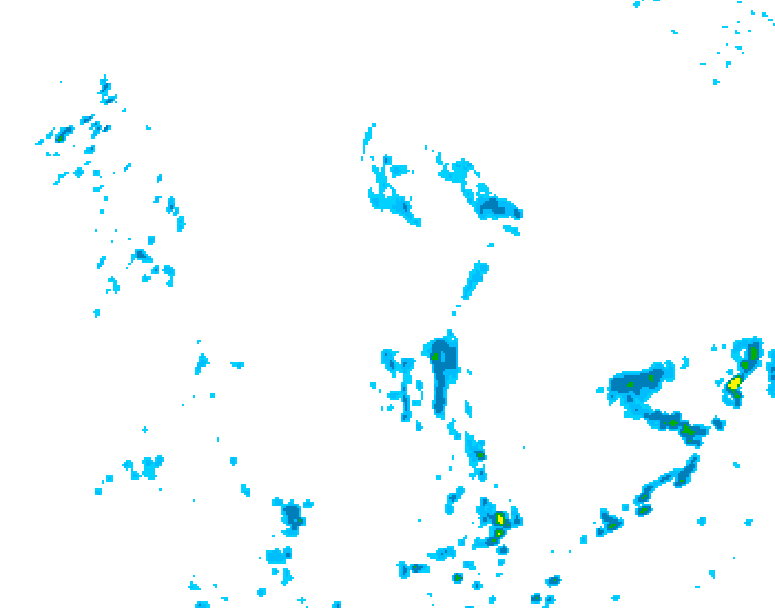 GDPS precipitation 228 hour forecast chart for Canada based on 2025/06/20 1200Z data