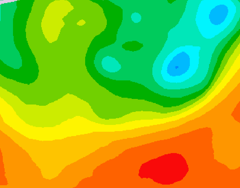 GDPS 500 millibar geopotential height 108 hour forecast chart for Canada based on 2025/06/21 0000Z data