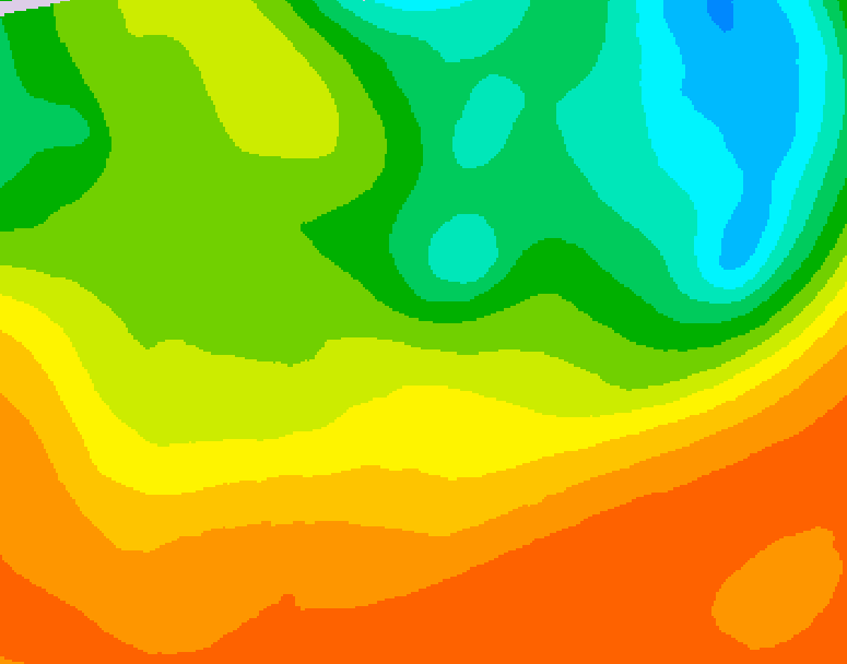 GDPS 500 millibar geopotential height 144 hour forecast chart for Canada based on 2025/06/21 0000Z data