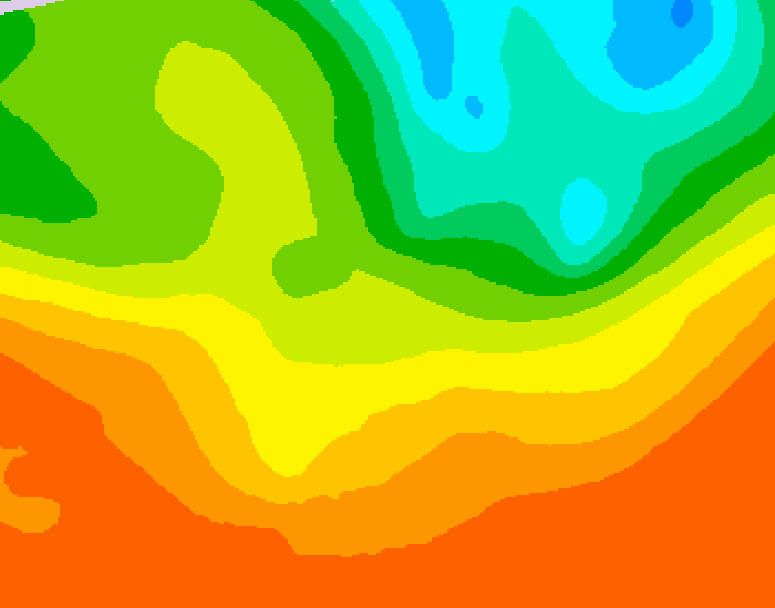 GDPS 500 millibar geopotential height 192 hour forecast chart for Canada based on 2025/06/21 0000Z data