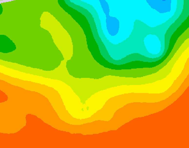 GDPS 500 millibar geopotential height 204 hour forecast chart for Canada based on 2025/06/21 0000Z data