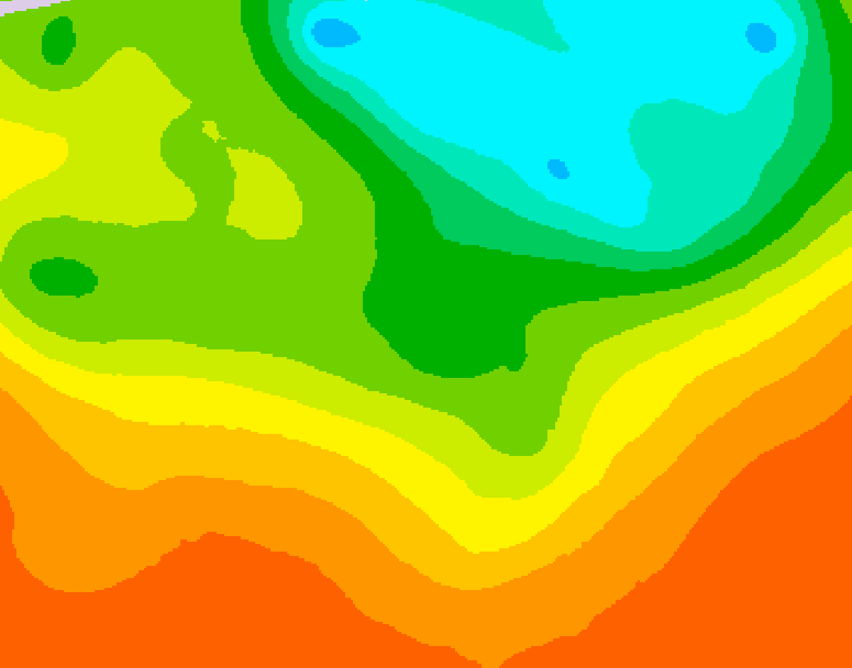 GDPS 500 millibar geopotential height 240 hour forecast chart for Canada based on 2025/06/21 0000Z data