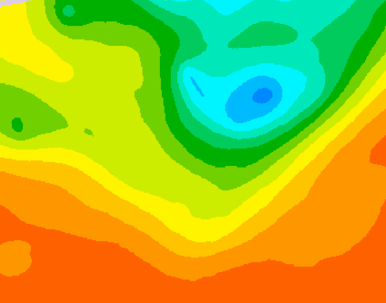 GDPS 500 millibar geopotential height 228 hour forecast chart for Canada based on 2025/06/21 1200Z data