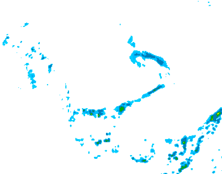 GDPS precipitation 192 hour forecast chart for Canada based on 2025/06/21 1200Z data