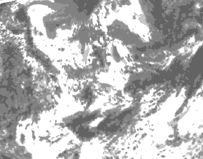GDPS total cloud 084 hour forecast chart for Canada based on 2025/06/21 1200Z data