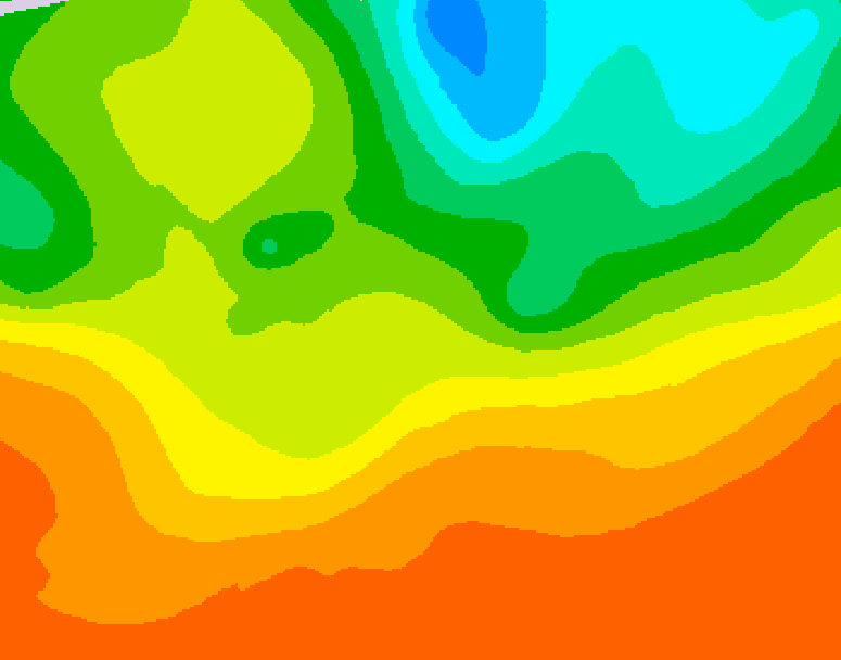 GDPS 500 millibar geopotential height 168 hour forecast chart for Canada based on 2025/06/22 0000Z data