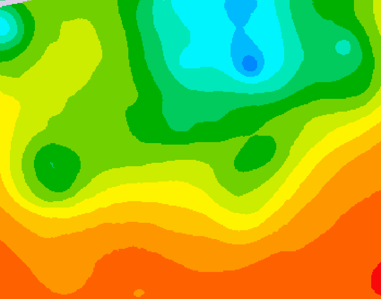 GDPS 500 millibar geopotential height 240 hour forecast chart for Canada based on 2025/06/22 0000Z data