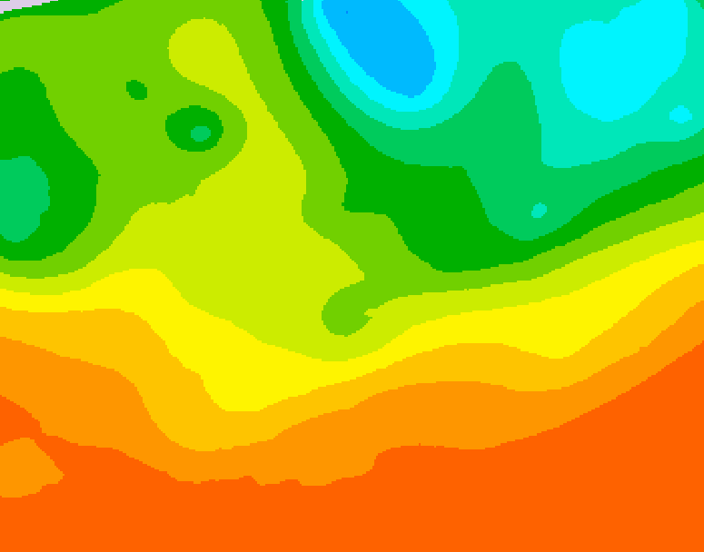 GDPS 500 millibar geopotential height 156 hour forecast chart for Canada based on 2025/06/22 1200Z data