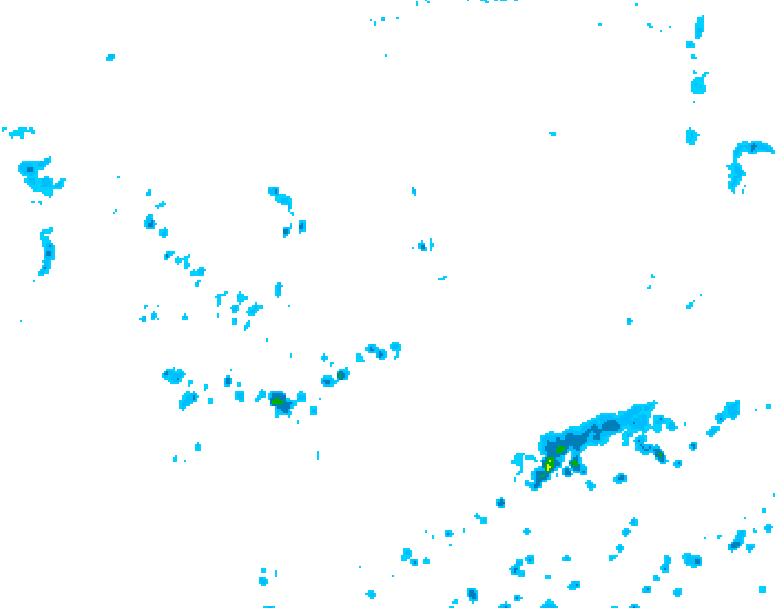 GDPS precipitation 138 hour forecast chart for Canada based on 2025/06/22 0000Z data