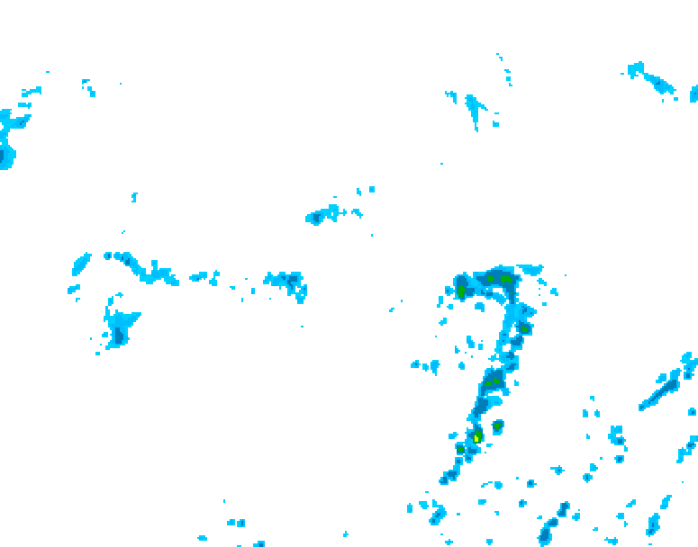 GDPS precipitation 234 hour forecast chart for Canada based on 2025/06/22 0000Z data