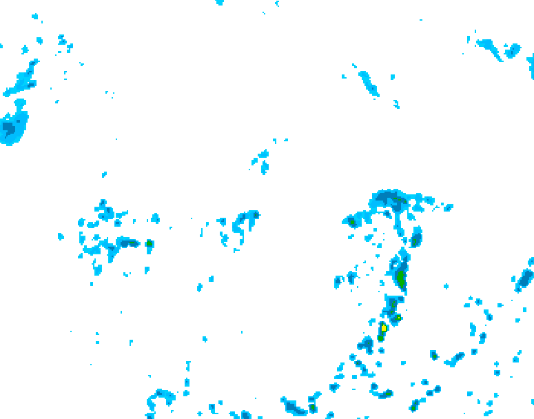 GDPS precipitation 240 hour forecast chart for Canada based on 2025/06/22 0000Z data