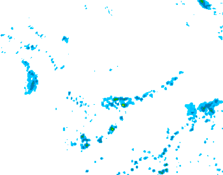 GDPS precipitation 156 hour forecast chart for Canada based on 2025/06/22 1200Z data