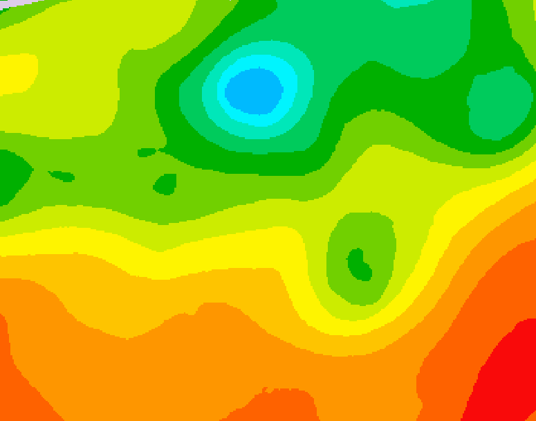 GDPS 500 millibar geopotential height 228 hour forecast chart for Canada based on 2025/06/23 0000Z data