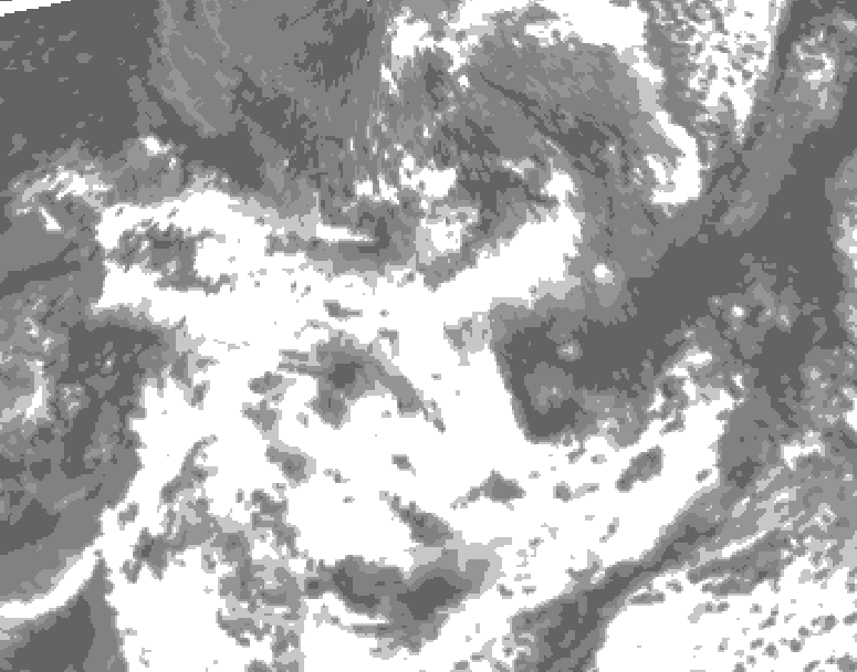 GDPS total cloud 216 hour forecast chart for Canada based on 2025/06/23 1200Z data