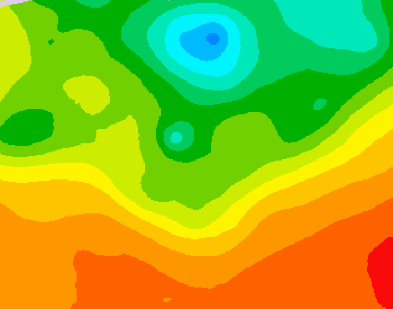 GDPS 500 millibar geopotential height 156 hour forecast chart for Canada based on 2025/06/24 0000Z data