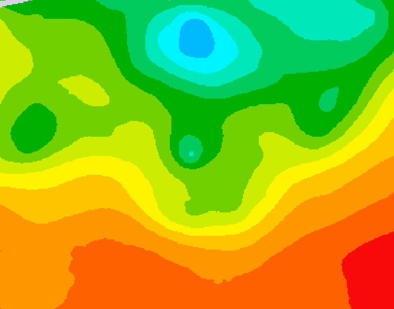 GDPS 500 millibar geopotential height 168 hour forecast chart for Canada based on 2025/06/24 0000Z data