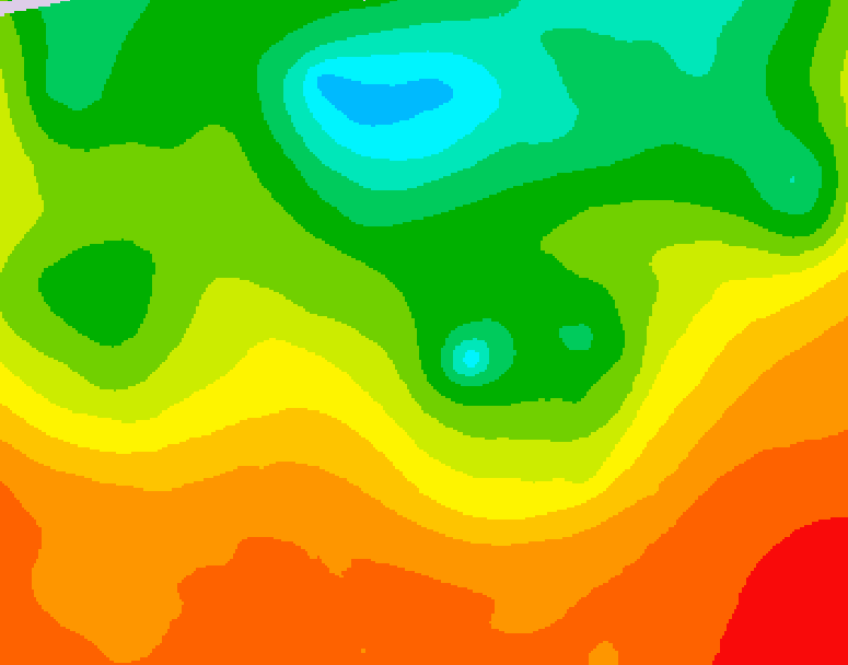 GDPS 500 millibar geopotential height 192 hour forecast chart for Canada based on 2025/06/24 0000Z data