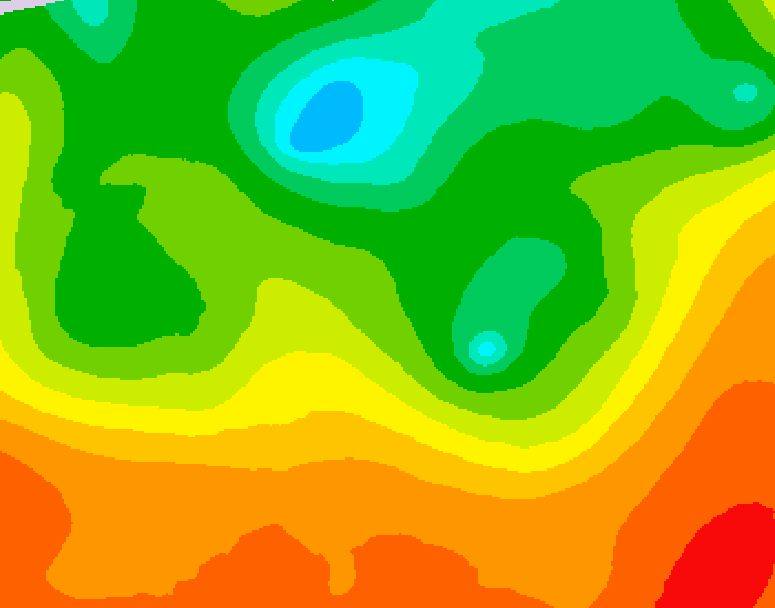 GDPS 500 millibar geopotential height 210 hour forecast chart for Canada based on 2025/06/24 0000Z data