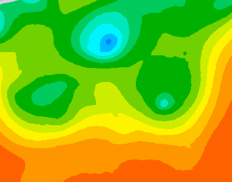 GDPS 500 millibar geopotential height 234 hour forecast chart for Canada based on 2025/06/24 0000Z data
