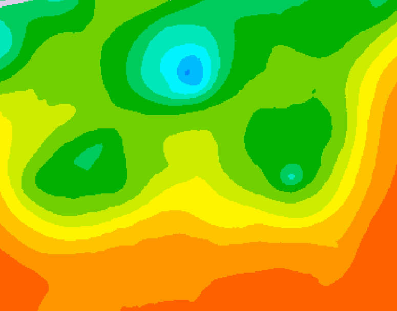 GDPS 500 millibar geopotential height 240 hour forecast chart for Canada based on 2025/06/24 0000Z data